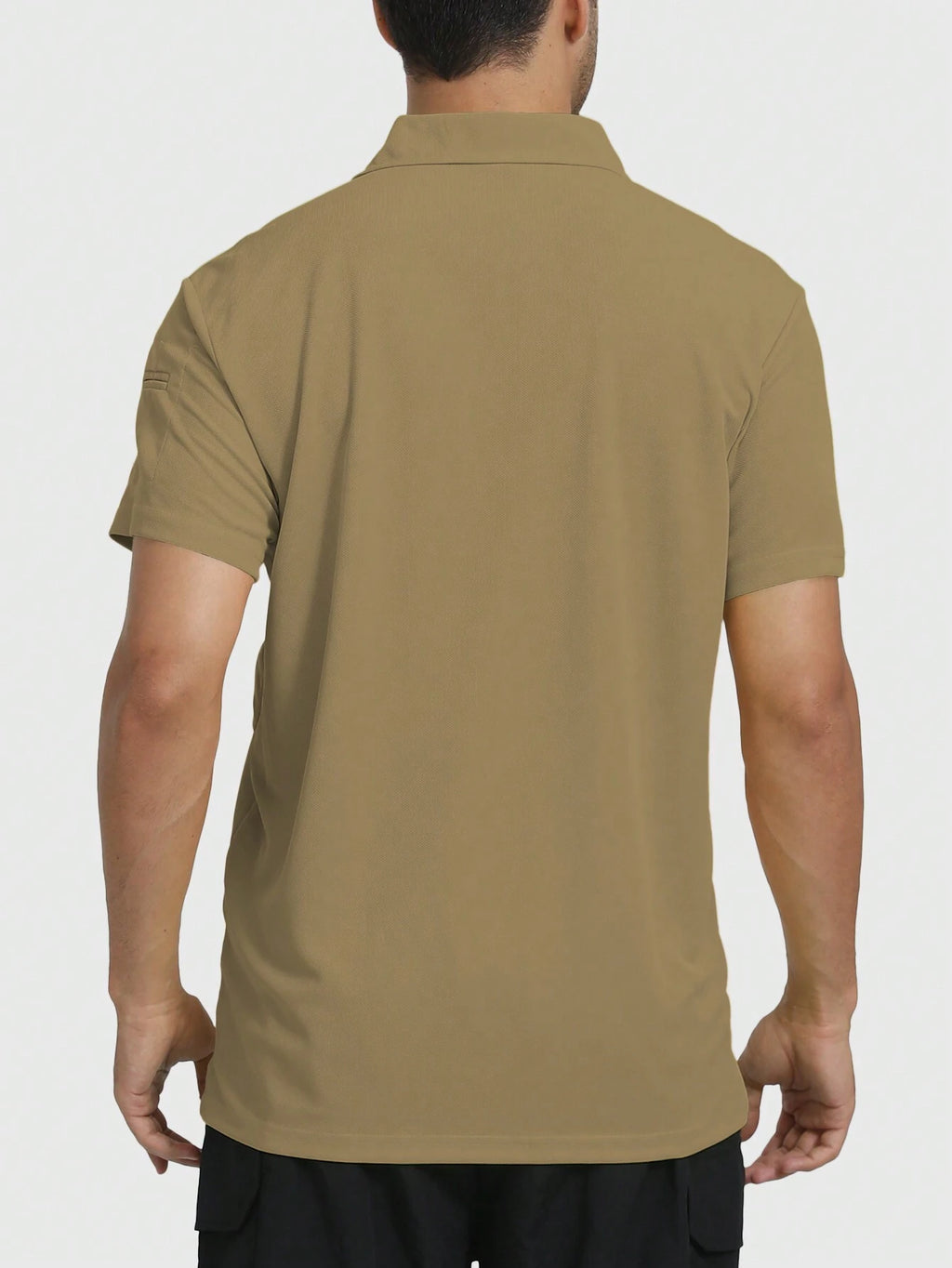 Speed mate Camisa Polo Golfe Masculina Secagem Rápida Cáqui