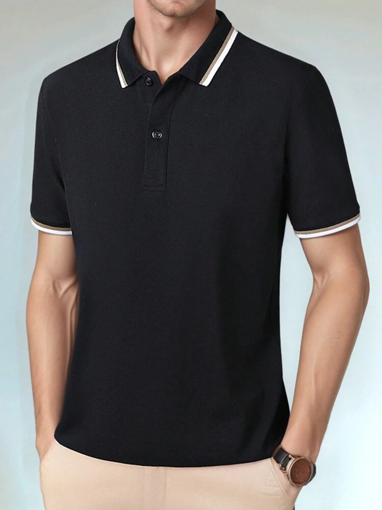 Camisa Polo Masculina Esportiva Respirável Leve Kit 2 Unidades