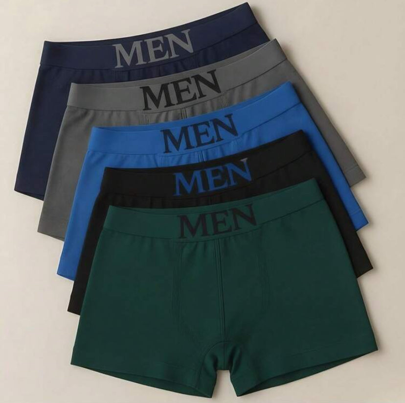 Kit 5 cueca boxer  mascolinas mico fibra adulto confr…