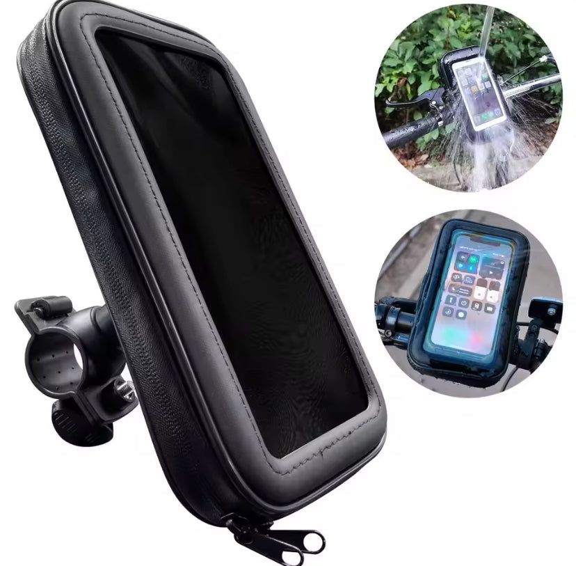 Suporte Capa De Celular Para Moto E Bicicleta A Prova D'agua 6.6 Polegadas