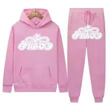 Conjunto de Moletom 2 Peças Y2K Harajuku Hip-hop Casual