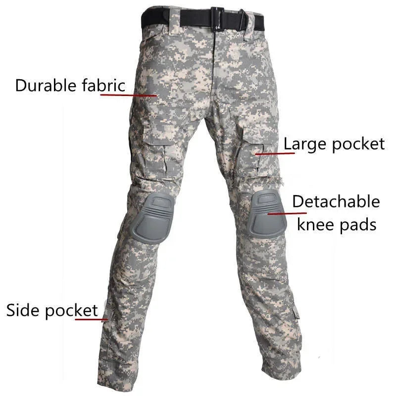 Conjunto Tático Militar Masculino Uniforme Outdoor Treinamento Paintball Resistente