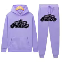 Conjunto de Moletom 2 Peças Y2K Harajuku Hip-hop Casual
