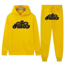 Conjunto de Moletom 2 Peças Y2K Harajuku Hip-hop Casual