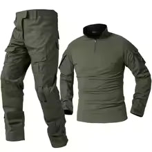 Conjunto Tático Militar Masculino Uniforme Outdoor Treinamento Paintball Resistente
