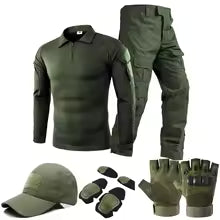 Conjunto Tático Militar Masculino Uniforme Outdoor Treinamento Paintball Resistente
