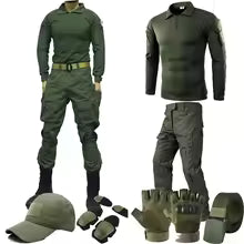 Conjunto Tático Militar Masculino Uniforme Outdoor Treinamento Paintball Resistente