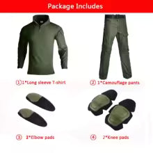 Conjunto Tático Militar Masculino Uniforme Outdoor Treinamento Paintball Resistente